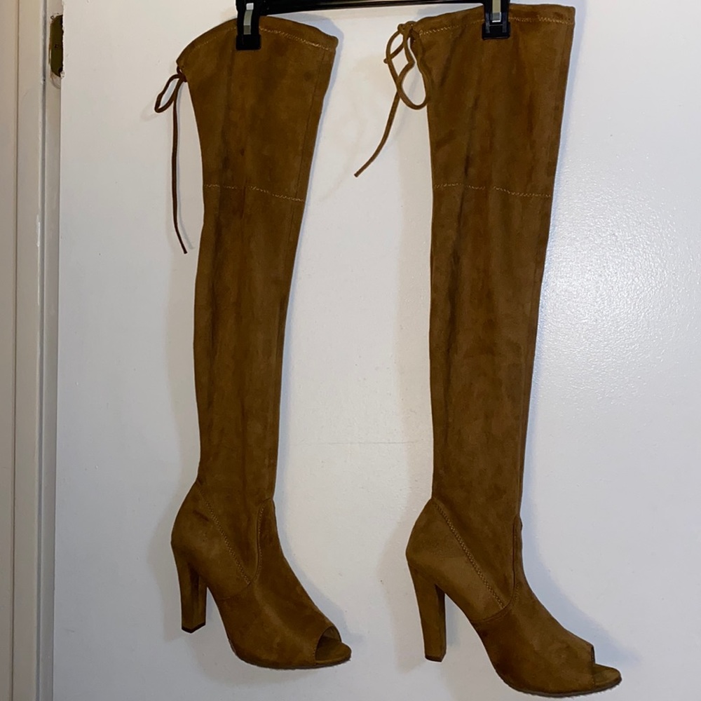 Forever thigh high boots Suede